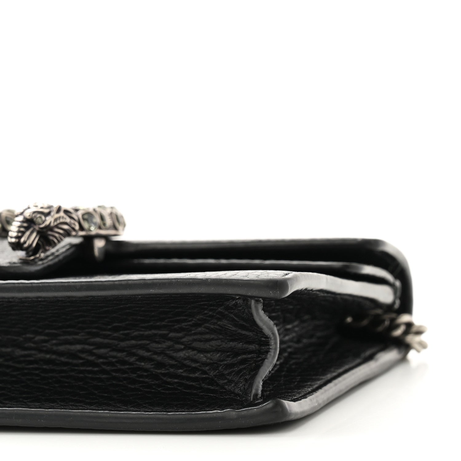 Gucci Calfskin Super Mini Dionysus Shoulder Bag Black 9 of 11