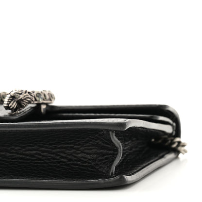 Gucci Calfskin Super Mini Dionysus Shoulder Bag Black 9 of 11