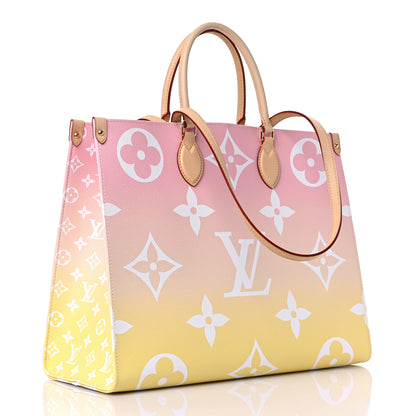 Louis Vuitton Monogram Giant By The Pool Onthego GM Light Pink 3 of 13