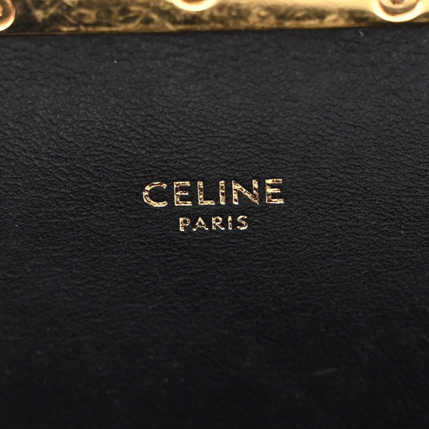 Canvas Calfskin Triomphe Embroidered Medium Triomphe Bag Black