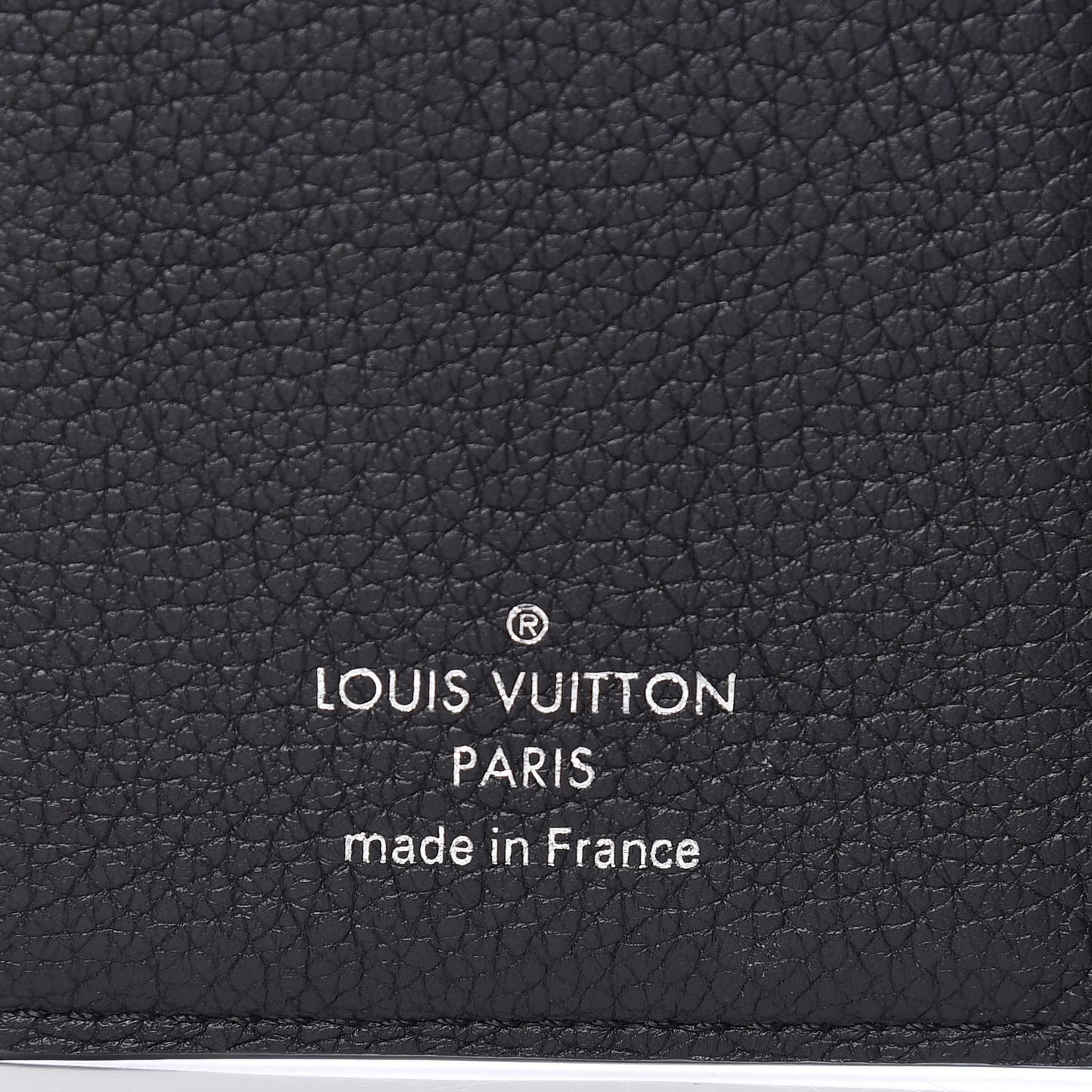 Soft Calfskin My Lockme Compact Wallet Black