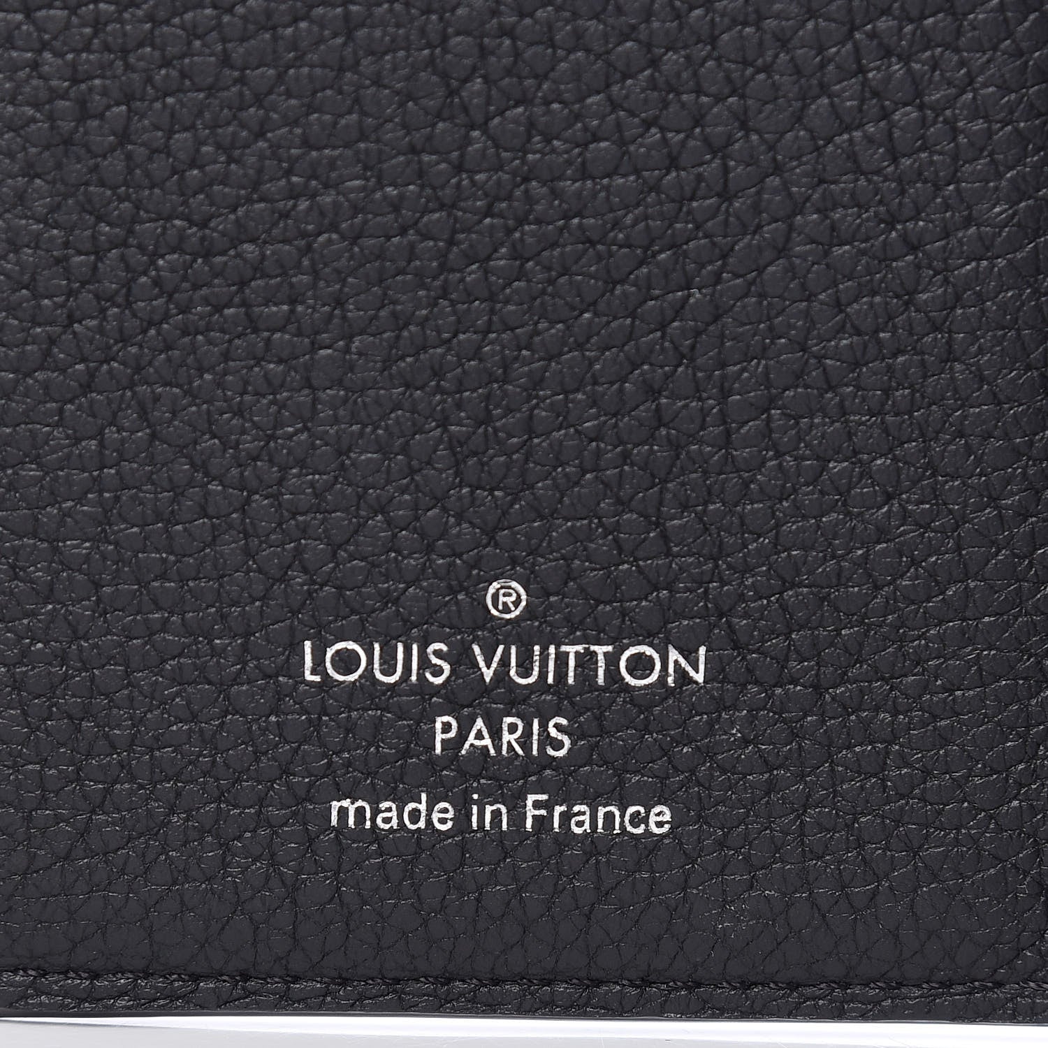 Louis Vuitton Soft Calfskin My Lockme Compact Wallet Black 6 of 7