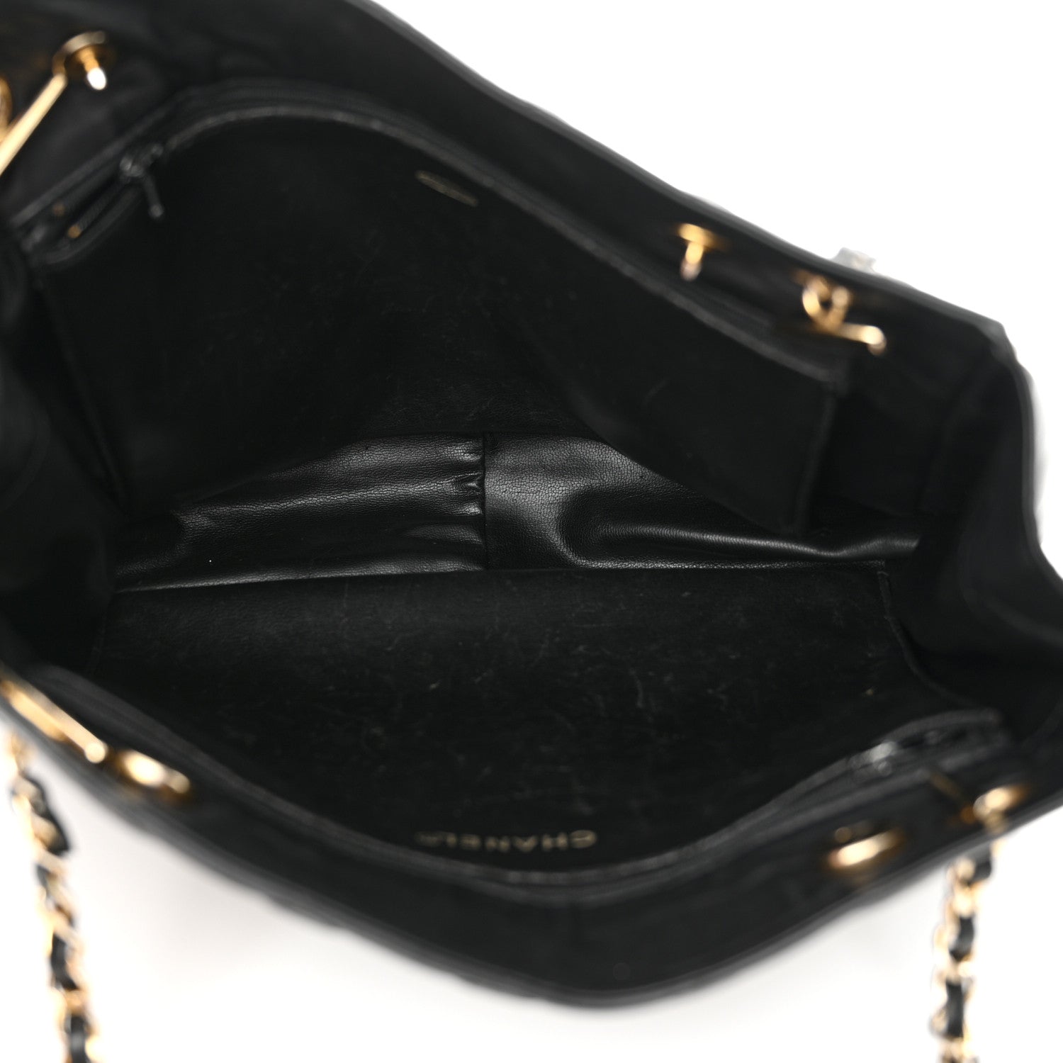 Chanel Lambskin Quilted Shoulder Bag Black 5 of 18