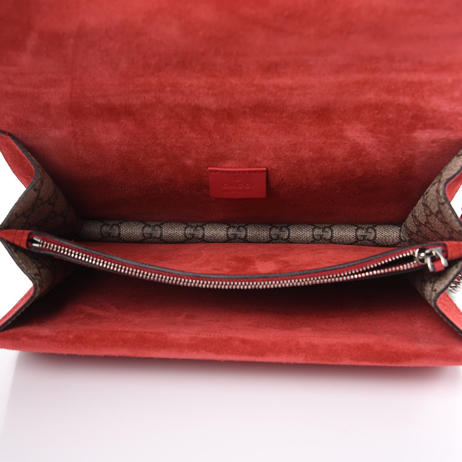 Gucci GG Supreme Monogram Small Dionysus Shoulder Bag Red 5 of 11