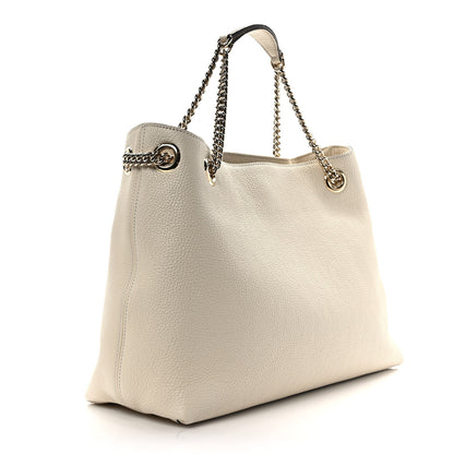 Gucci Cellarius Calfskin Medium Soho Chain Shoulder Bag Ivoire 2 of 8