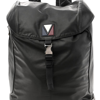 Louis Vuitton Calfskin Nylon V Line Pulse Backpack Asphalt 7 of 9
