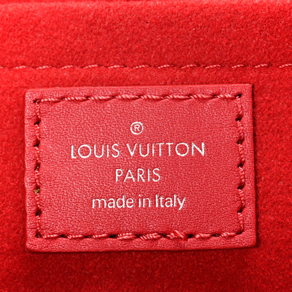 Louis Vuitton Calfskin New Wave Chain MM Ecarlate 7 of 12