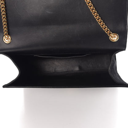 Saint Laurent Suede Medium Classic Monogram Kate Tassel Satchel Black 5 of 9