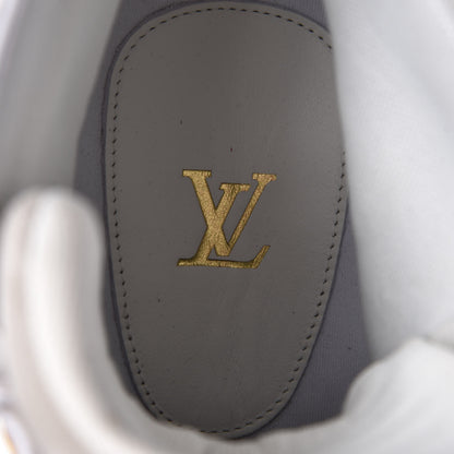 Louis Vuitton Calfskin Suede Mens Creeper Ankle Boots 9 White 8 of 10