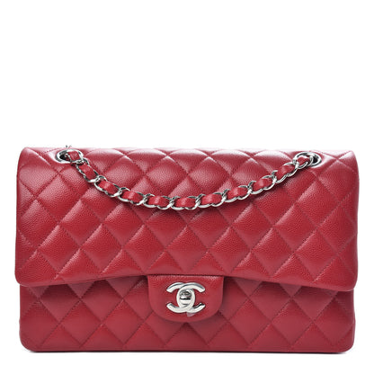 Chanel Caviar Quilted Medium Double Flap Red 1 of 11