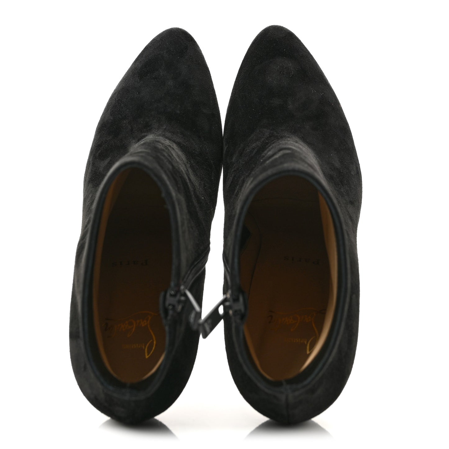 Veau Velours Eloise 100 Booty 37.5 Black