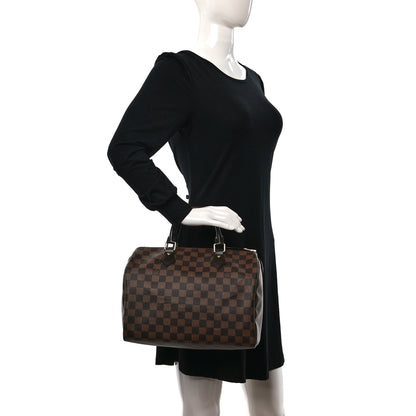 Louis Vuitton Damier Ebene Speedy 30 2 of 14