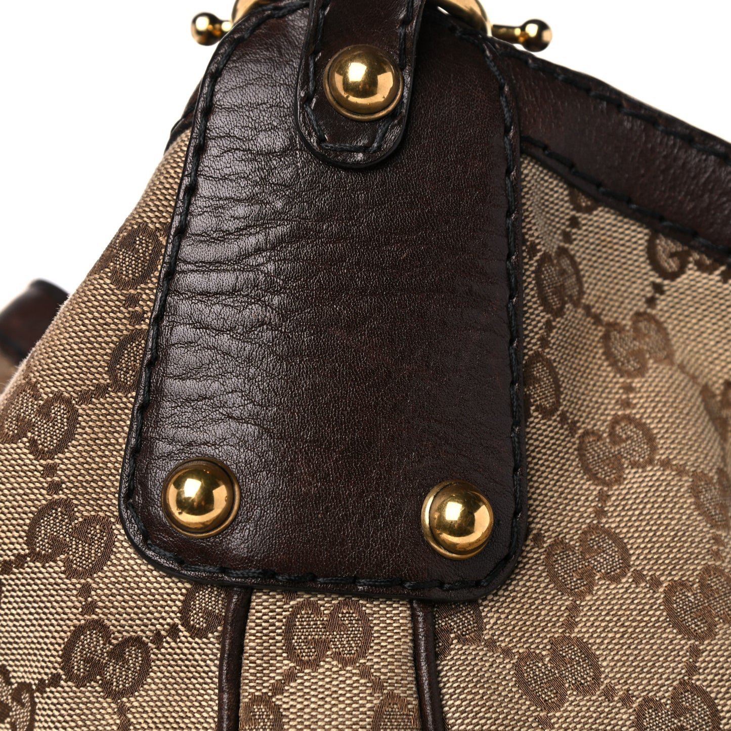 Monogram Large Jockey Hobo Dark Brown