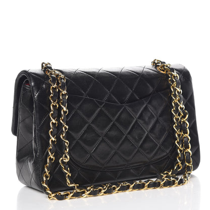 Chanel Lambskin Quilted Small Double Flap Black 3 of 10