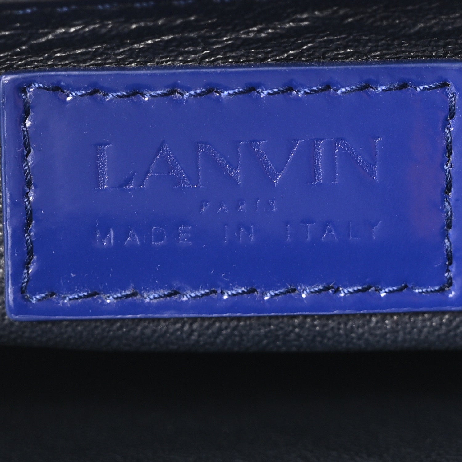 Lanvin Patent Cat Hobo Majorelle Blue 5 of 8