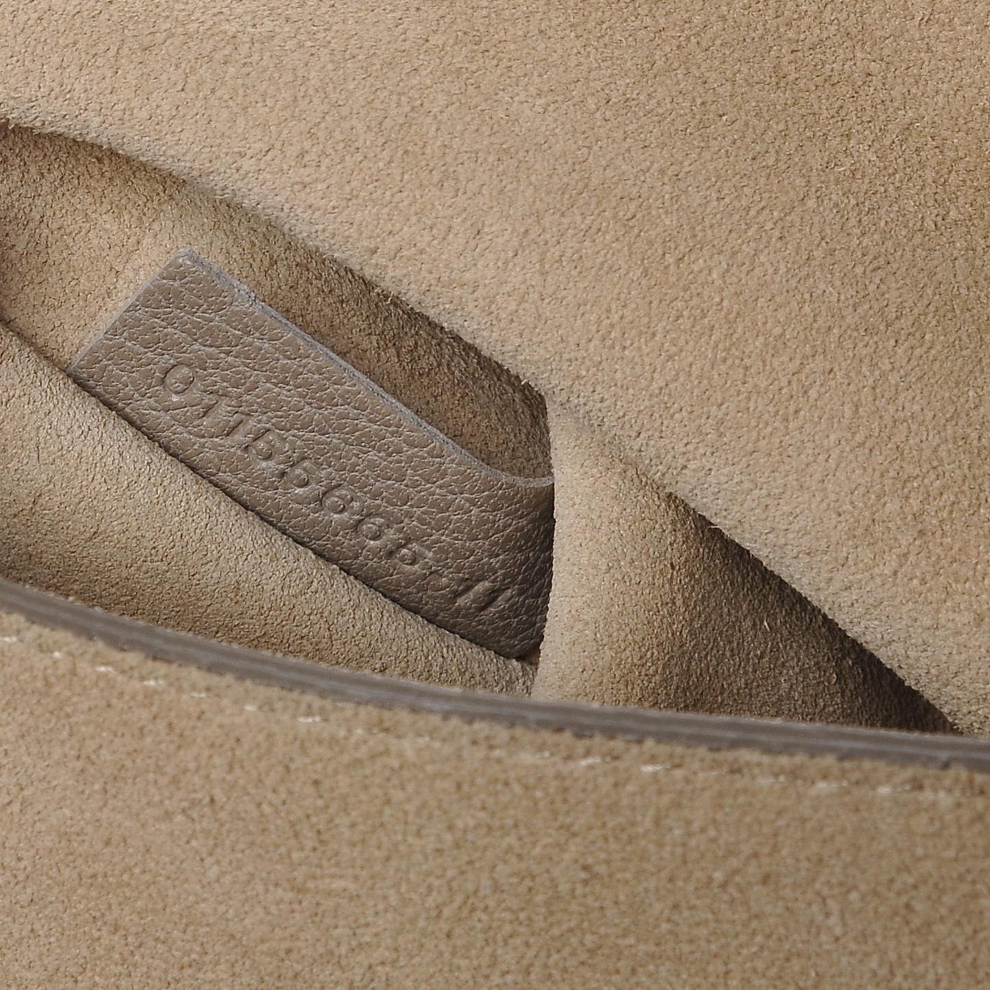 Grained Lambskin Drew Shoulder Bag Motty Grey