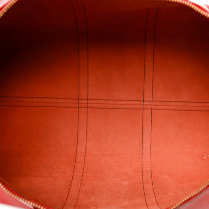 Louis Vuitton Epi Keepall 55 Castillan Red 6 of 21