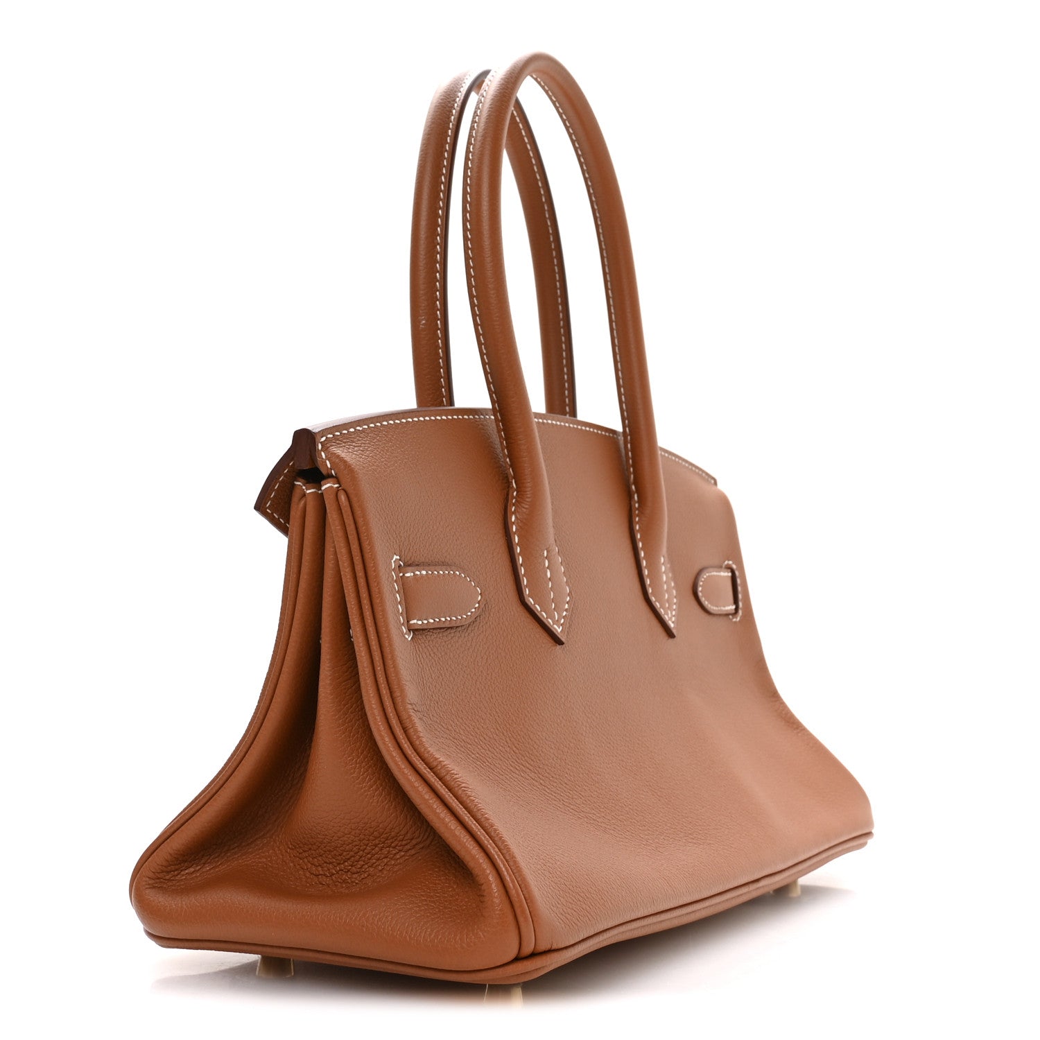 Hermes Evercolor Shoulder Birkin Light 29 Gold 3 of 11
