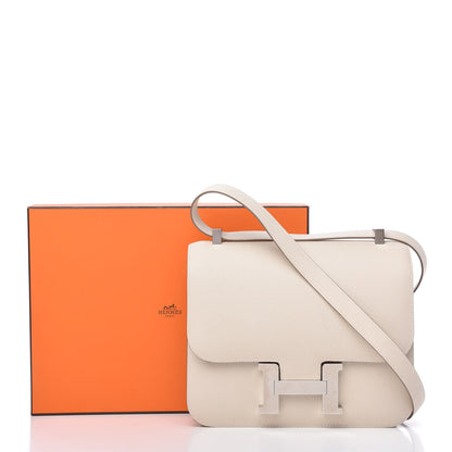 Hermes Epsom Constance 24 Craie 12 of 12