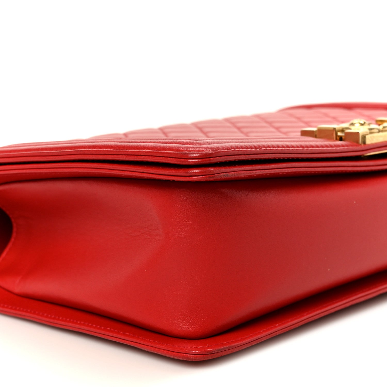 Chanel Lambskin Quilted New Medium Boy Flap Red 9 of 11