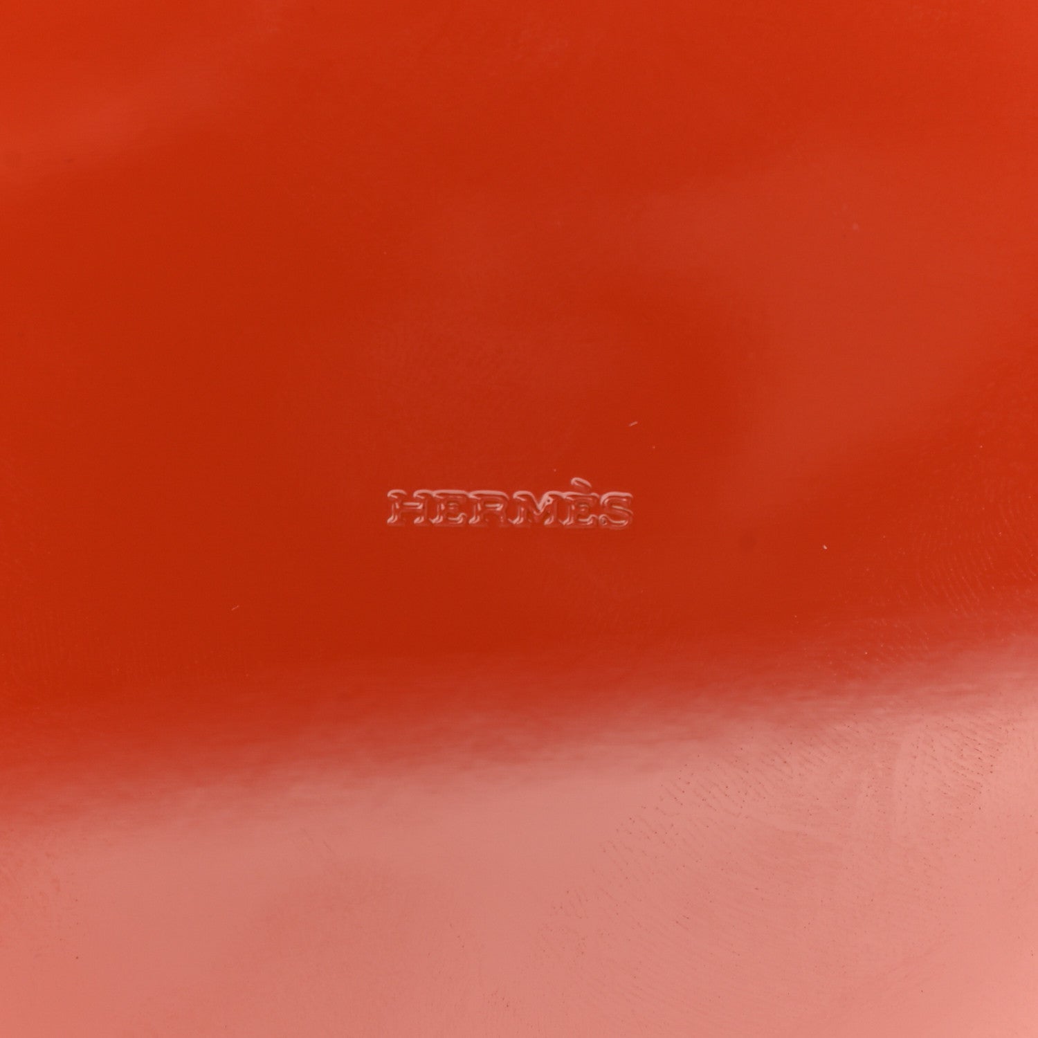 Hermes Lacquered Wood Facettes H en Dedale Jewelry Box Orange Sanguine 7 of 11