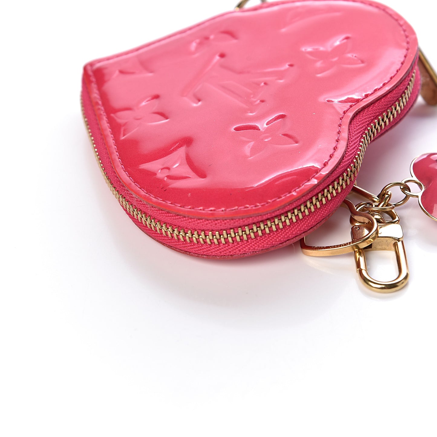 Vernis Heart Coin Purse Rose Pop