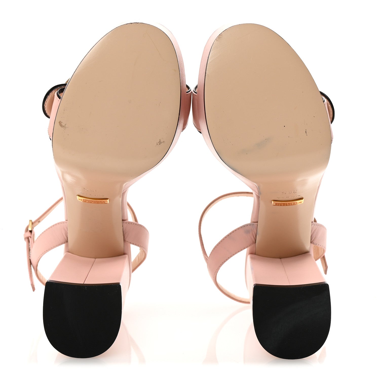 Gucci Galassia GG Marmont Ankle Wrap 30/115mm Platform Sandals 36.5 Perfect Pink 6 of 8