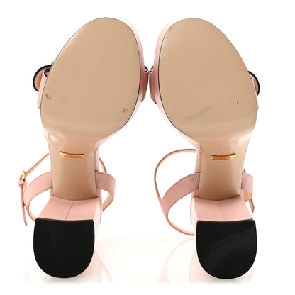 Gucci Galassia GG Marmont Ankle Wrap 30/115mm Platform Sandals 36.5 Perfect Pink 6 of 8