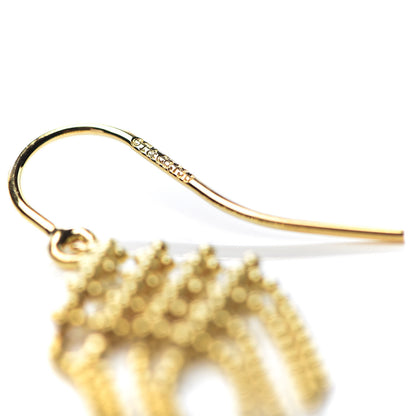Tiffany 18K Yellow Gold Fringe Drop Earrings 3 of 4