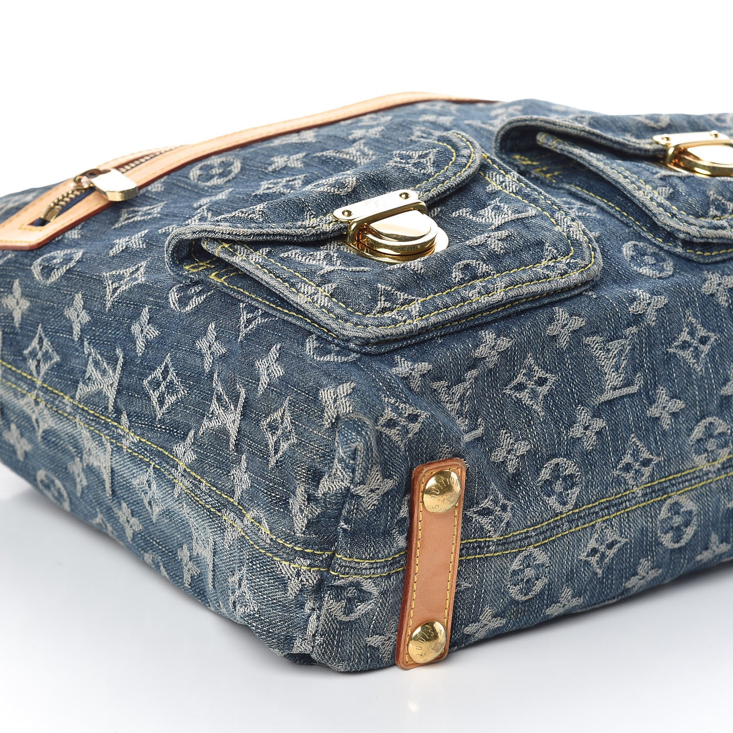 Louis Vuitton Denim Baggy GM Blue 9 of 11