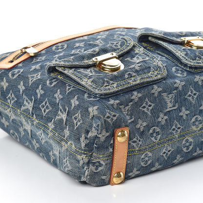 Louis Vuitton Denim Baggy GM Blue 9 of 11