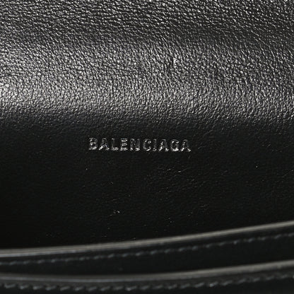 Balenciaga Shiny Box Calfskin Monochrome XS Sharp Belt Bag Black 6 of 12