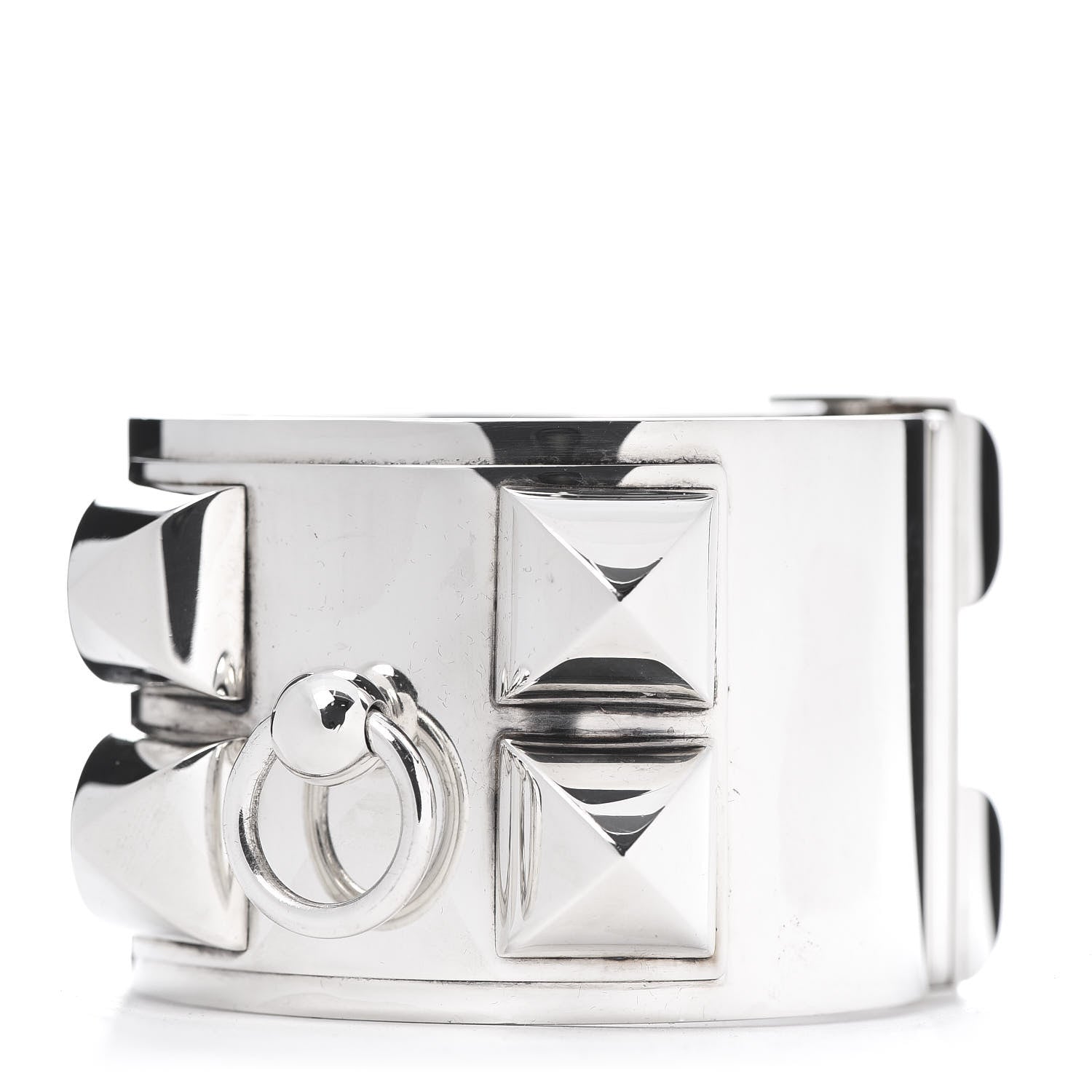 Hermes Sterling Silver Collier De Chien Bracelet SH 1 of 4