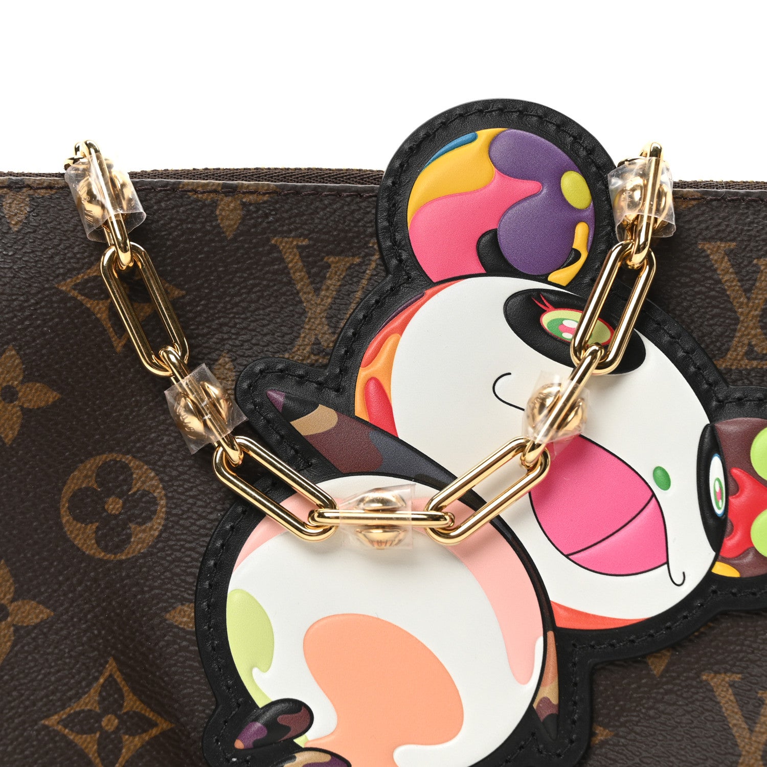 Louis Vuitton LV X TM Monogram Superflat Panda Pochette