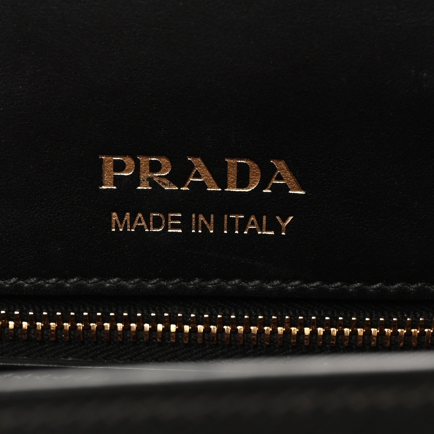 Prada Saffiano City Calfskin Medium Bibliothèque Top Handle Black Fuoco 6 of 10