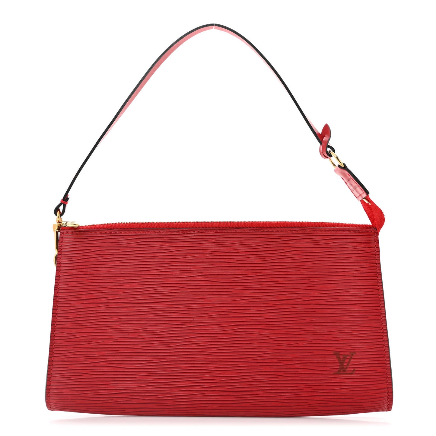 Epi Pochette Accessories 24 Castillan Red