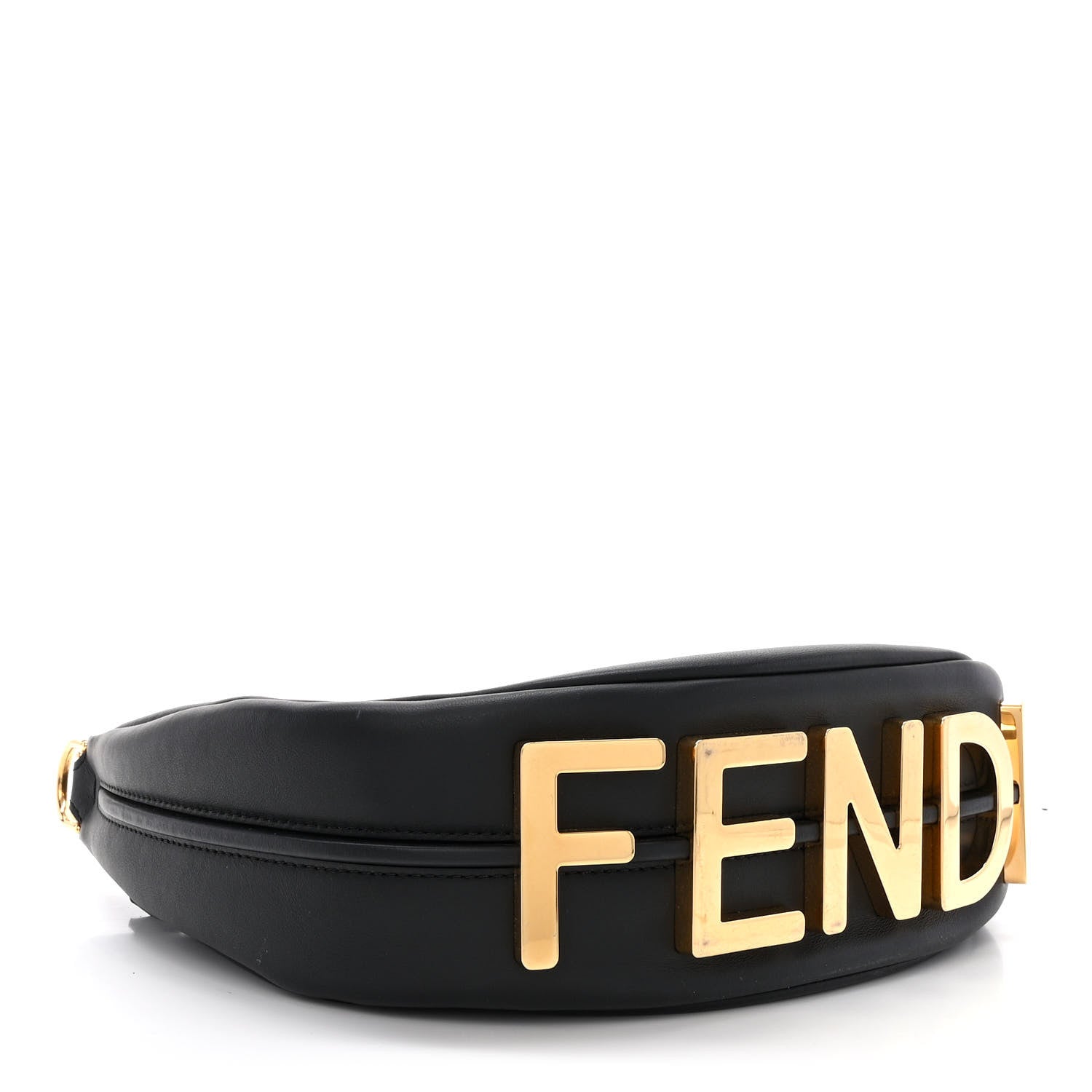 Fendi Vitello Grace Matte Small Fendigraphy Hobo Bag Black 4 of 12