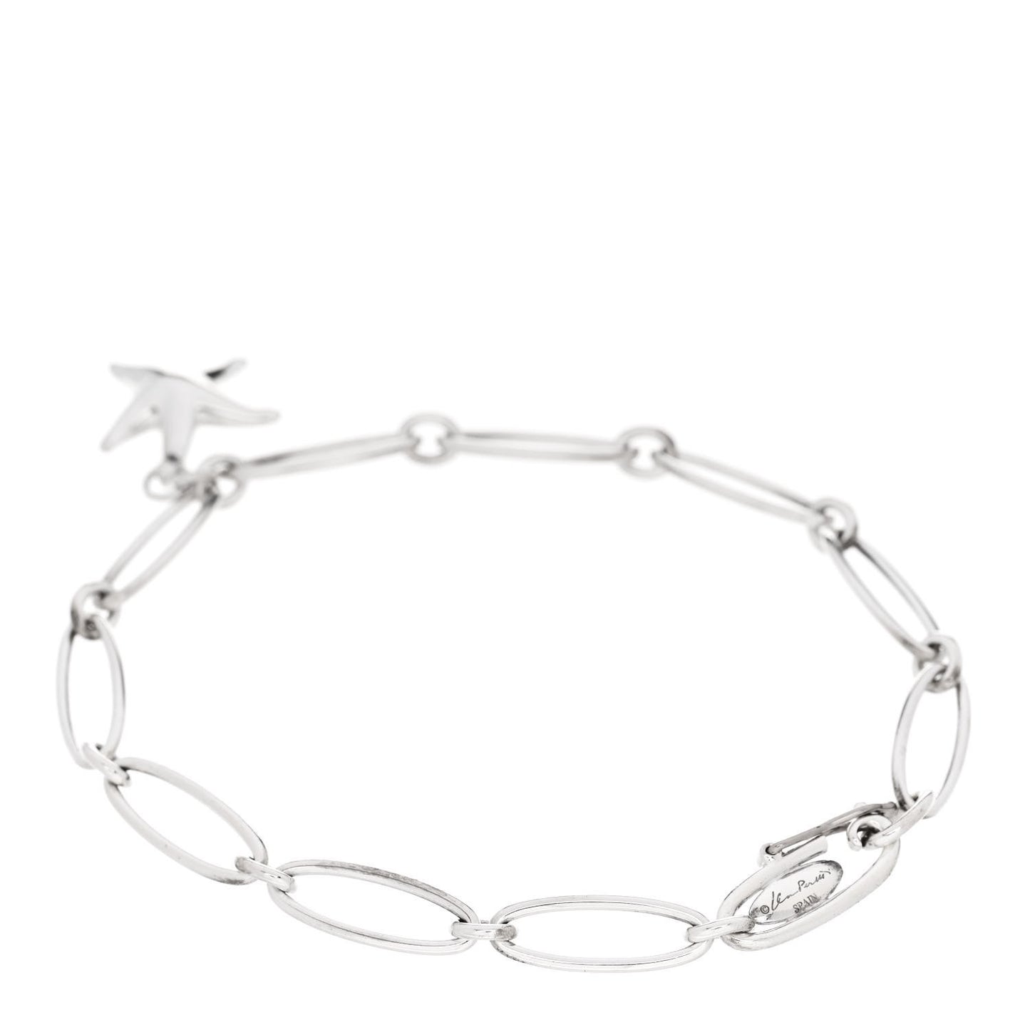 Sterling Silver Elsa Peretti Starfish Charm Bracelet