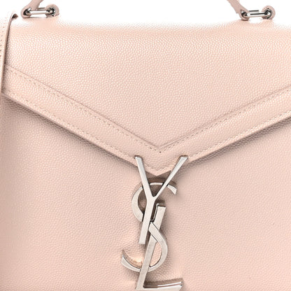 Saint Laurent Grain de Poudre Mini Classic Monogram Cassandra Top Handle Marble Pink 8 of 10