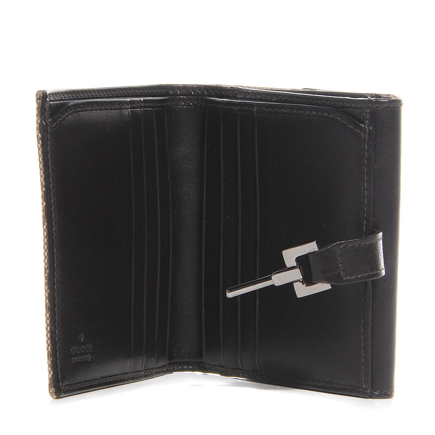 Monogram Web Jackie French Wallet Brown