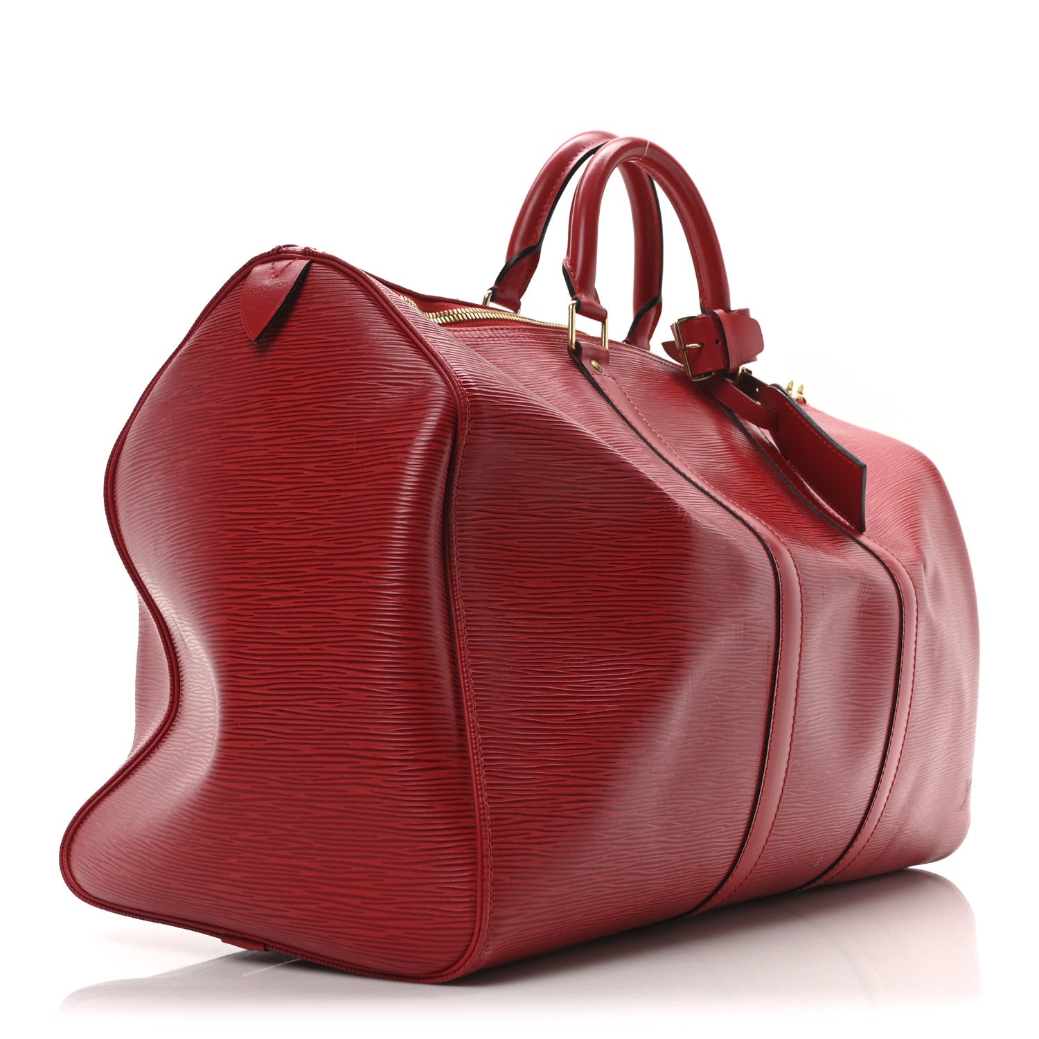 Louis Vuitton Epi Keepall 50 Red 2 of 8