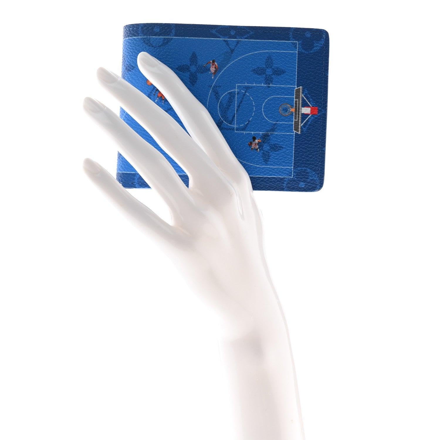 Louis Vuitton Monogram Slender Wallet Basketball Blue 2 of 7