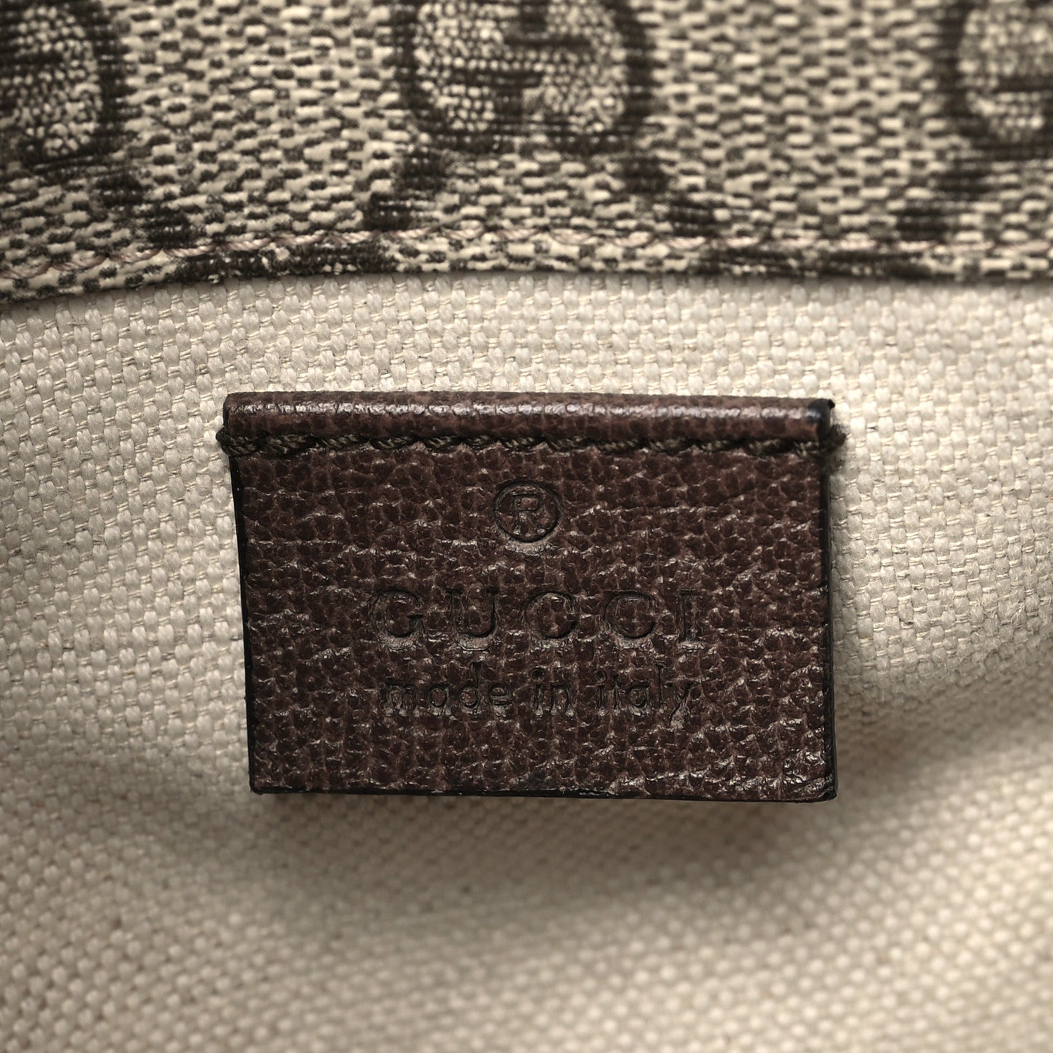 Gucci GG Supreme Monogram Web Neo Vintage Double Flap Messenger Bag Beige New Acero 6 of 9