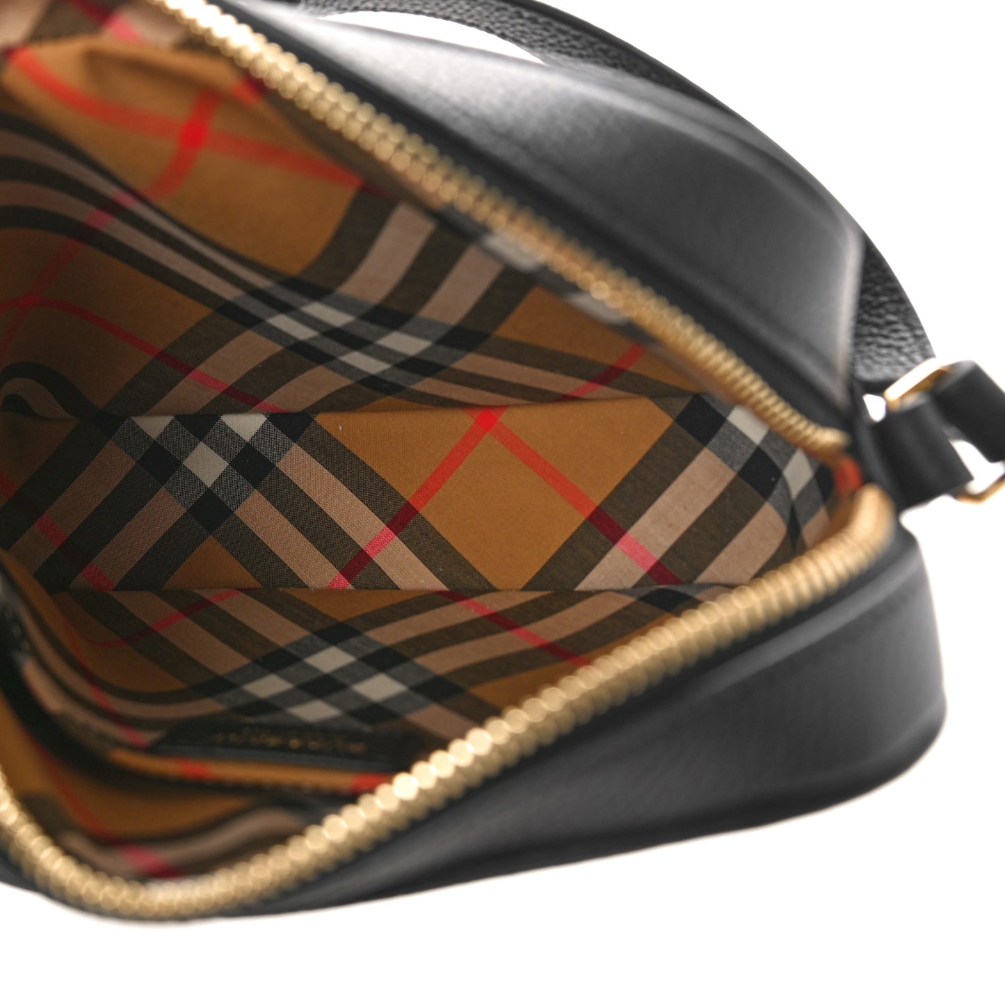 Grained Calfskin TB Small Camera Bag Black
