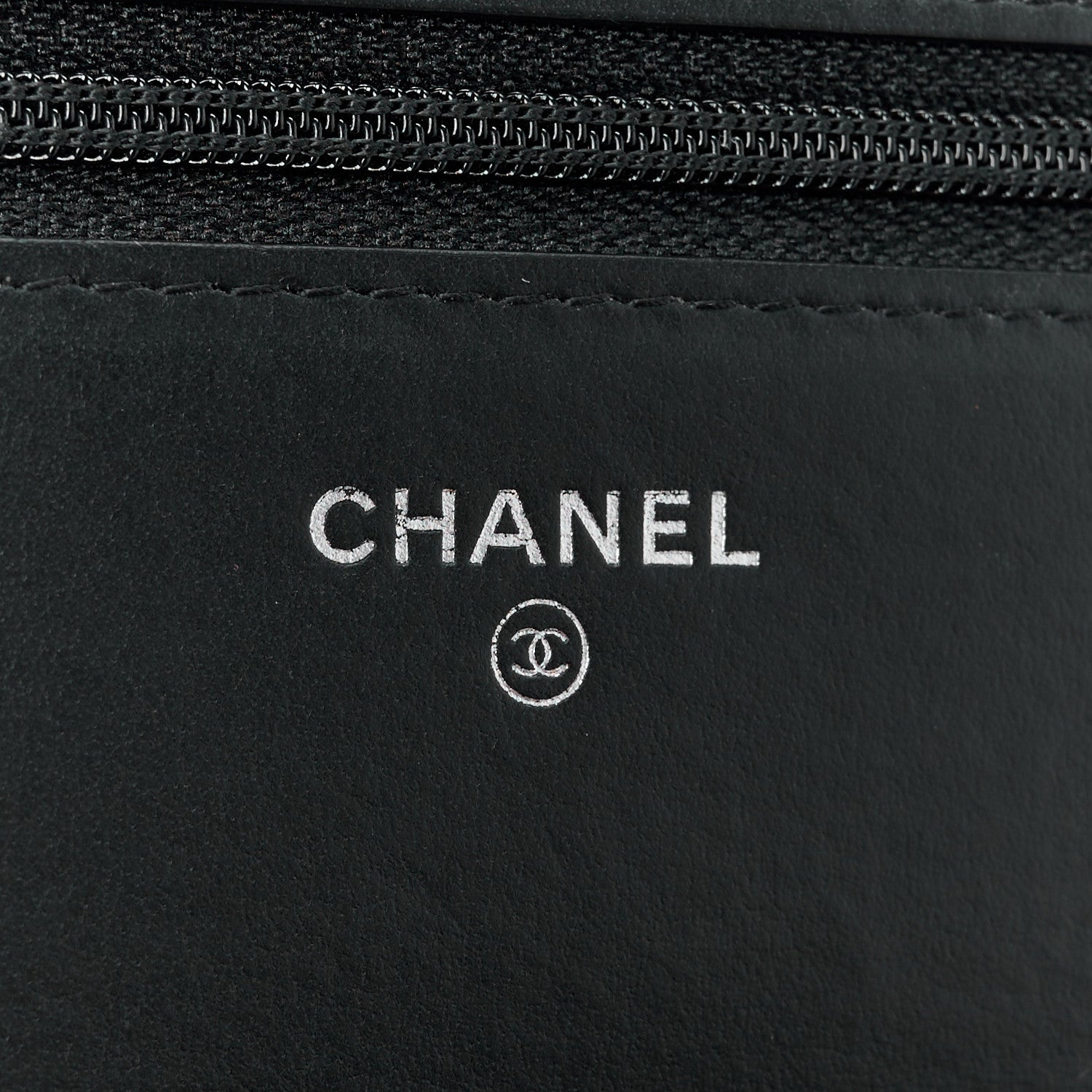 Chanel Grained Calfskin Quilted Boy Wallet On Chain WOC Black 7 of 14