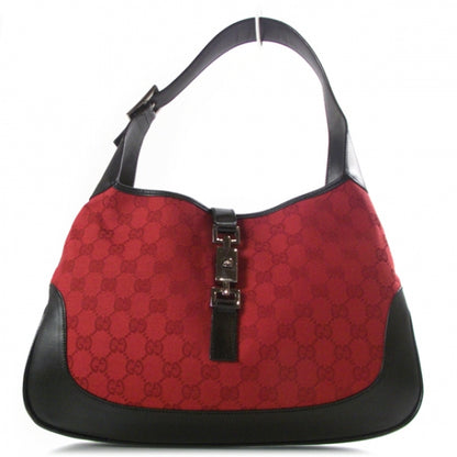 Gucci Monogram Jackie O Red 1 of 12