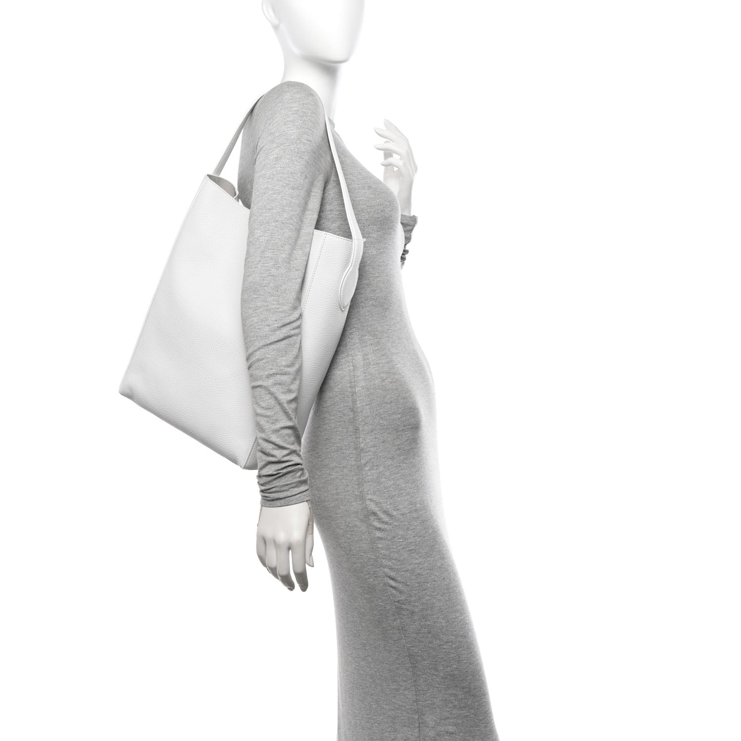 Calfskin Frida Tote Optic White