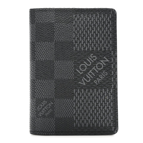 Damier Graphite 3D Pocket Organizer Black Grey