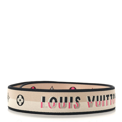 Louis Vuitton Jacquard Speedy Bandouliere 20 Shoulder Strap Black 2 of 3