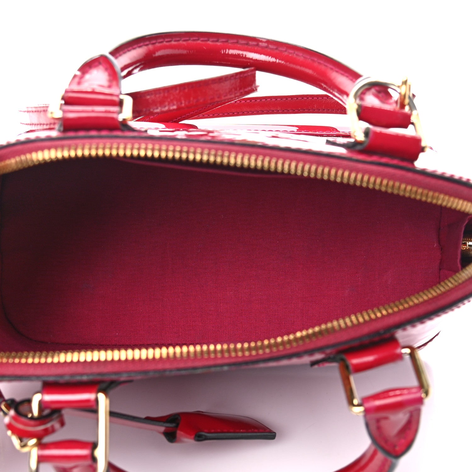 Louis Vuitton Vernis Alma BB Rose Indien 5 of 19